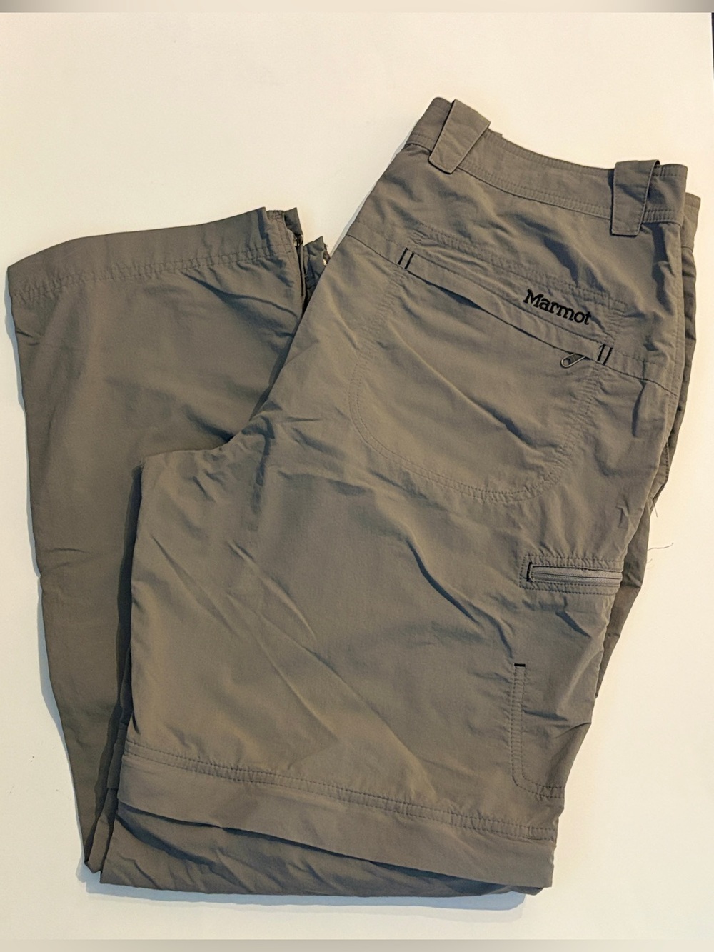 Marmot Gray Convertible Hiking Pants Shorts Cargo Men's Size 34x30